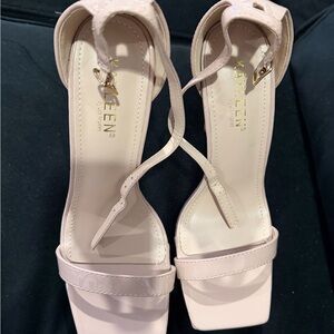 KAYLEEN By Los Angeles Blush Strappy Heels